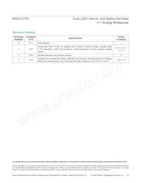MAX14778ETP+ Datasheet Page 16