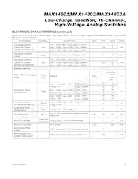 MAX14803CXB+T Datasheet Page 3