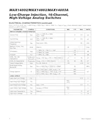MAX14803CXB+T Datasheet Page 4