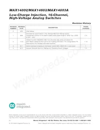 MAX14803CXB+T Datasheet Page 20