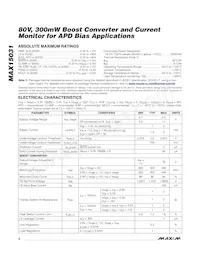 MAX15031ATE+T Datasheet Page 2