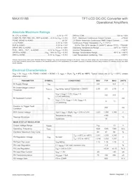 MAX1518BETJ+C3V Datasheet Page 2