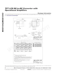 MAX1542ETP+T Datasheet Pagina 20