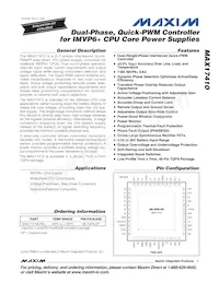 MAX17410GTM+T Datasheet Cover
