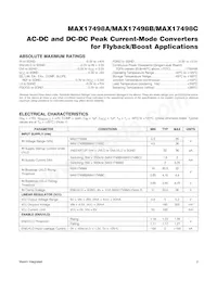 MAX17498BATE+CER Datasheet Page 2