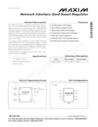 MAX1810ESA+T Datasheet Cover