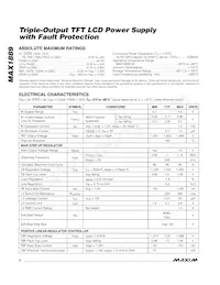 MAX1889ETE+T Datasheet Page 2
