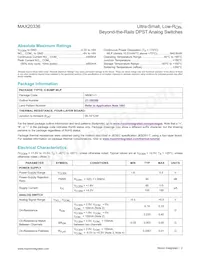 MAX20336ENT+ Datasheet Page 2