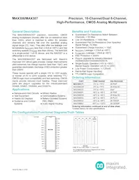 MAX306C/D Datasheet Cover