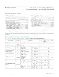 MAX306C/D Datasheet Page 2