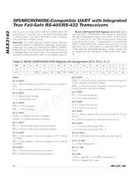 MAX3140CEI+T Datasheet Page 20