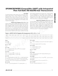 MAX3140CEI+T Datasheet Page 21