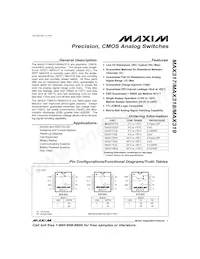 MAX317ESA+T Datenblatt Cover