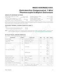 MAX31851RATB+T Datenblatt Seite 2