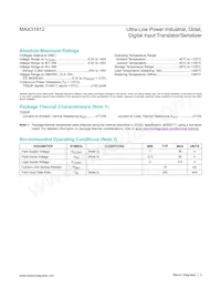MAX31912AUI+T Datasheet Page 3