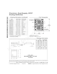 MAX321CUA+TG035 Datasheet Page 8