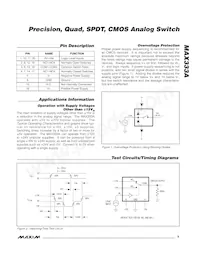MAX333AEWP/GG8 Datasheet Page 5