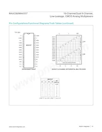 MAX337CWI+T Datasheet Page 10