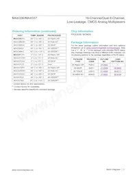 MAX337CWI+T Datasheet Page 11