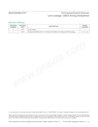 MAX337CWI+T Datasheet Page 12