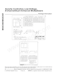 MAX349CWN+T Datasheet Page 20
