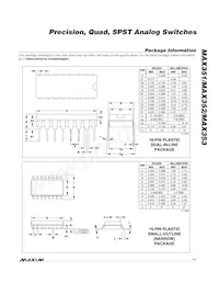 MAX352ESE+T Datasheet Pagina 11