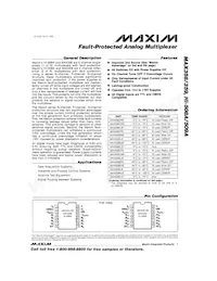MAX359EWE+T Datasheet Cover