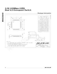 MAX3640UCM+T Datasheet Page 10