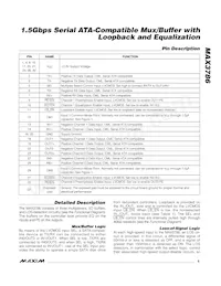 MAX3786UTJ+T Datasheet Page 5