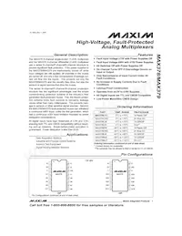 MAX379EWG+ Datenblatt Cover