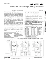 MAX381CSE+T Datenblatt Cover