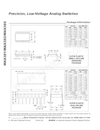 MAX381CSE+T Datasheet Page 12