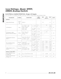 MAX394EWP+T Datasheet Page 4