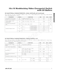 MAX4355ECQ+TD Datasheet Page 5