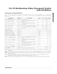MAX4355ECQ+TD Datasheet Page 11