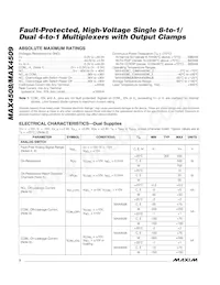 MAX4509CPE Datasheet Page 2
