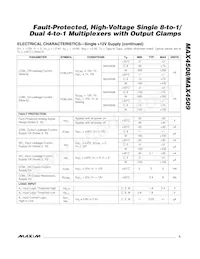MAX4509CPE Datasheet Page 5