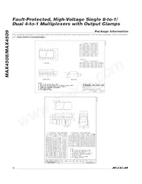 MAX4509CPE Datasheet Pagina 16