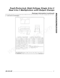 MAX4509CPE Datasheet Page 17