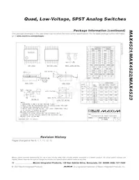 MAX4521EPE+ Datasheet Page 15