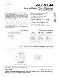 MAX4528EUA+T Datasheet Cover