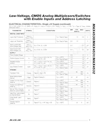MAX4530CWP+T Datasheet Page 5