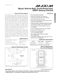 MAX4533EAP+T Datenblatt Cover