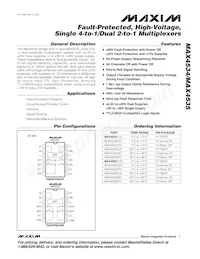 MAX4534CSD+T Datasheet Cover