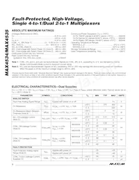 MAX4534CSD+T Datasheet Pagina 2