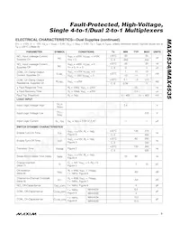 MAX4534CSD+T Datasheet Page 3