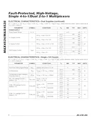 MAX4534CSD+T Datasheet Page 4