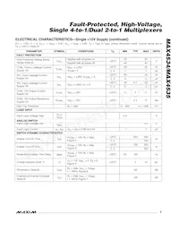 MAX4534CSD+T Datasheet Pagina 5