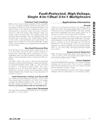 MAX4534CSD+T Datasheet Page 11