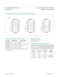 MAX4581LETE+ Datasheet Page 12